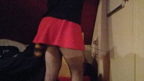 Sissy Joslin Dancing with Tail Butt Plug