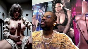 emily’s beautiful dirty smelly other 18 ass step sister masturbates her long hard transgender girl cock and cums, ai generated