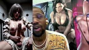 emily’s beautiful dirty smelly other 18 ass step sister masturbates her long hard transgender girl cock and cums, ai generated