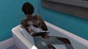 stepdad spies on his stepdaughter while she is after she came to visit him after a very long time and taking advantage of this opportunity he penetrates her