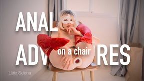 Anal adventures on a chair