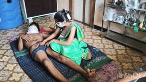 Shivani in Green Saree Getting Ready. Uncut Full Video.
