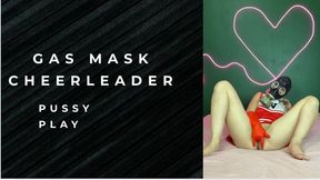 cheerleader gas mask pussy play