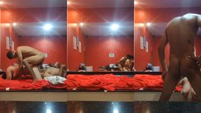 chupando a buceta da minha esposa enquanto ela da o cu pro meu amigo