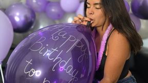 Join me to pop lots of balloons on my birthday