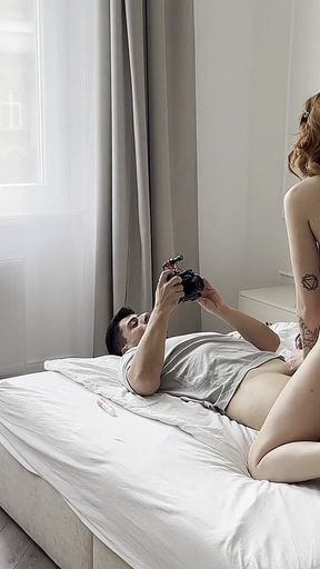 Bts Threesome Video! He Joined Us During Filming Our Lesbian Scene!