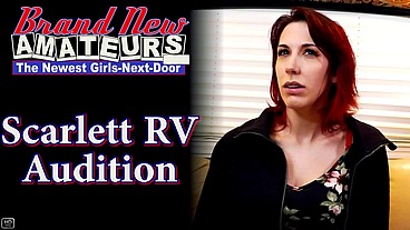 Busty Redhead Scarlett Foxx Plays With A Sex Toy And Gives A Deep BJ!