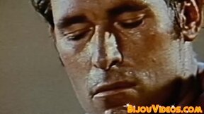 Vintage muscle gays deepthroat sucking and ass fucking raw