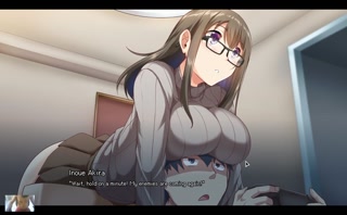 WATCHING A NERDY BUSTY MILF FUCKING WITH HER BOYFRIEND - PEEPING DOR MANAGER