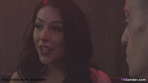 Amazing transvestite chanel santini lands a date