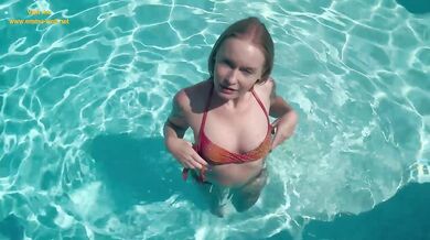 Step Mom Emma Wolf Public Pool Blowjob Cum Blast Destroyed