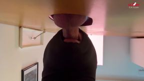 Daddy Cock at Gloryhole: His Thick Fills the Cum Glass - Then I Get so Horny I Shoot Right in