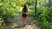 Hot and Horny Syren De Mer Gets Fully Naked in the Woods and Craves Big Cock