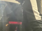 My homie was pumping gas so I decided to pump my Dick. Got caught at the end