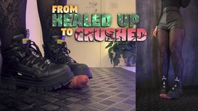 Healed Up Cock and Balls Crushed Under my Buffalo Boots (Slave Double Version) - TamyStarly - Cock Balls Crush Trample, Shoejob, Bootjob, CBT, Ballbusting, Trampling, Stomping