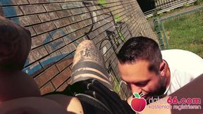 Fuck next to the highway with Mia Blow