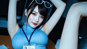 Korean Secretary&#039_s Secrete Sex with the Boss-Virtual Sex-Aipornmix[Generated Ai]