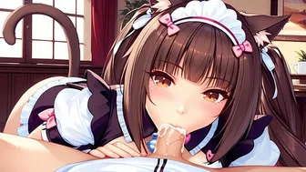 Chocola Serves a Customer Perfectly at the Cafe