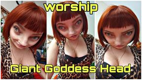 Giant Head Goddess Femdom – Worship and Obey