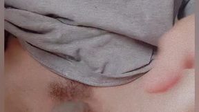 my giant hole spits natural lube after a long fisting session.