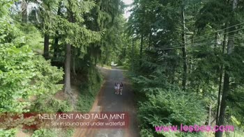 Talia Mint & Nelly Kent Xxx: Sauna Seduction & Waterfall Lovemaking