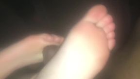 Solejob & Sole fuck from random country girl I met on Tinder