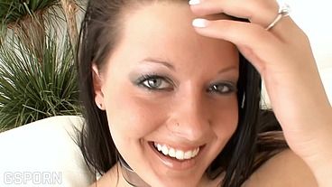 Sexy lingerie and deep anal sex fucking the perfect ass of hot brunette girl
