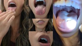 MOUTH FETISH COMPILATION: JESSICA (MIX ONE)