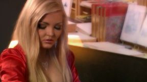 Anal desire from sexy blonde chick