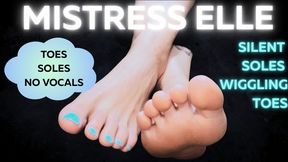 Silent Soles. Wiggling Toes. | Foot Fetish Clip