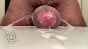 Pov: Close Up Of Me Thrusting &amp; Fucking My Clear Stroker Toy Till I Cum (normal Speed Version)