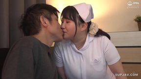 Busty nurse Akane Sana shows off her giant knockers