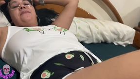 sleepover with my cuban partner and blowjob