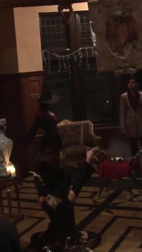 When lord Macbeth has an orgy all the busty maidens in the   Clip 1