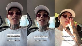 ola meus amores tenham todos um lindo dia e uma boa pascoa beijos da sua rainha.