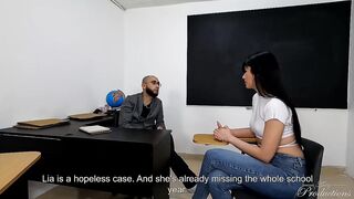 worried about her grades
