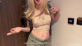 Caught Masturbating: Stepmom Gives Handjob and Blowjob