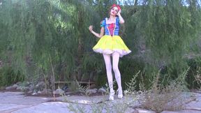 Fairytale Princess Slowmo Cock Tease - Halloween Cosplay Costume Dress Up