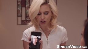 Slutty babe Kiara Cole gets fucked from behind by muscular Ryan Mclane