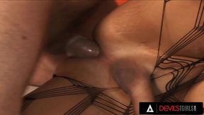 DEVILS T GIRLS Transgender Woman Gets Assfucked Hard By