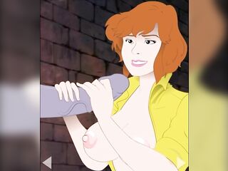 April O&#039;Kneel - Redhead journalist gets drilled by gangsters