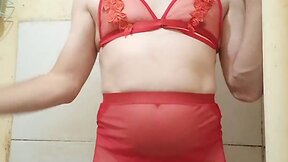 Puta cdzinha in red outfit