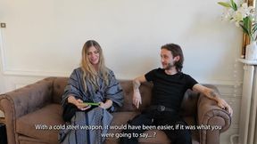 French Amateur Couple anal with cute trans girl Cirilla Freya deep throat cumshot swallow