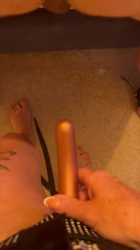 Key moment from &quot;POV - Dominant Femdom wife Mistress X takes her slave husbands pegging virginity&quot;