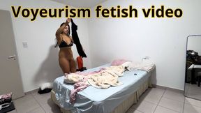 Voyeur scene in the bedroom