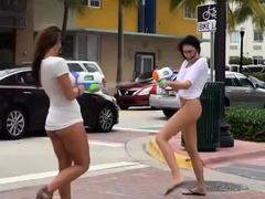 Exhibitionist bralessforever Bitchinbubba May Rocky And