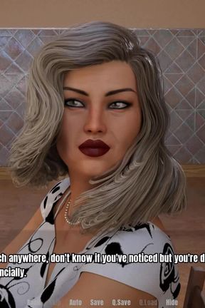 Grandmas house: coffee and hot mature MILF ep.26