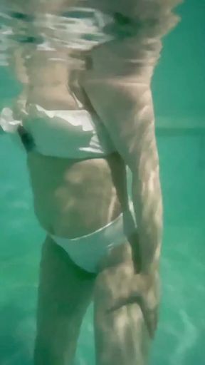 Sexy Girl Dancing Under the Water
