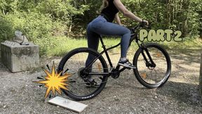 Larissa vs. mountainbike tires part 2