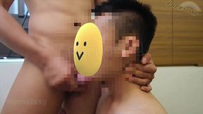 couple twink asian amateur handsome horny fucking bareback